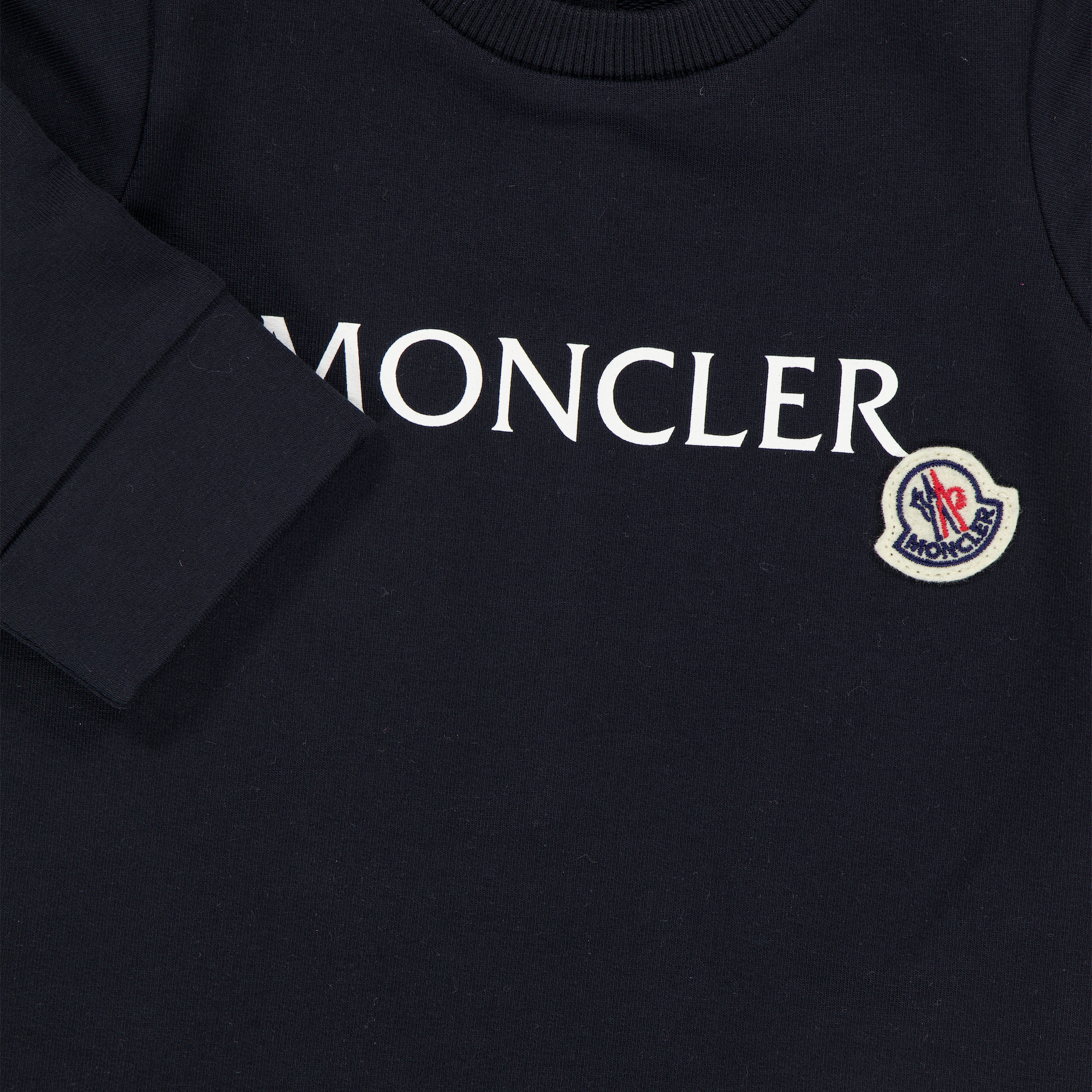 Moncler Baby Boys Playsuit In Navy
