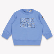 Moncler Baby Boys Sweater In Light Blue
