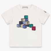 Moncler Baby Jongens T-Shirt In Wit