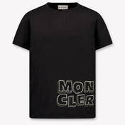 Moncler Kids Boys T-Shirt In Black