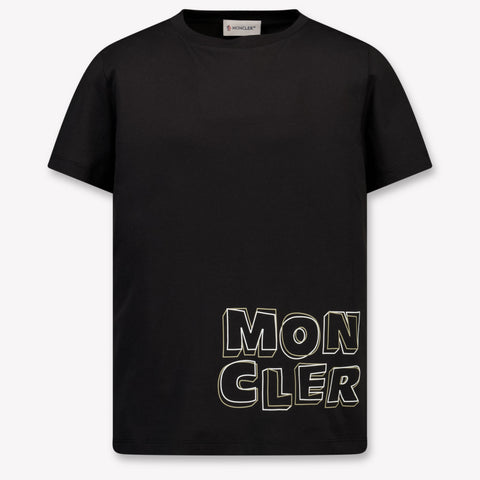 Moncler Kids Boys T-Shirt In Black