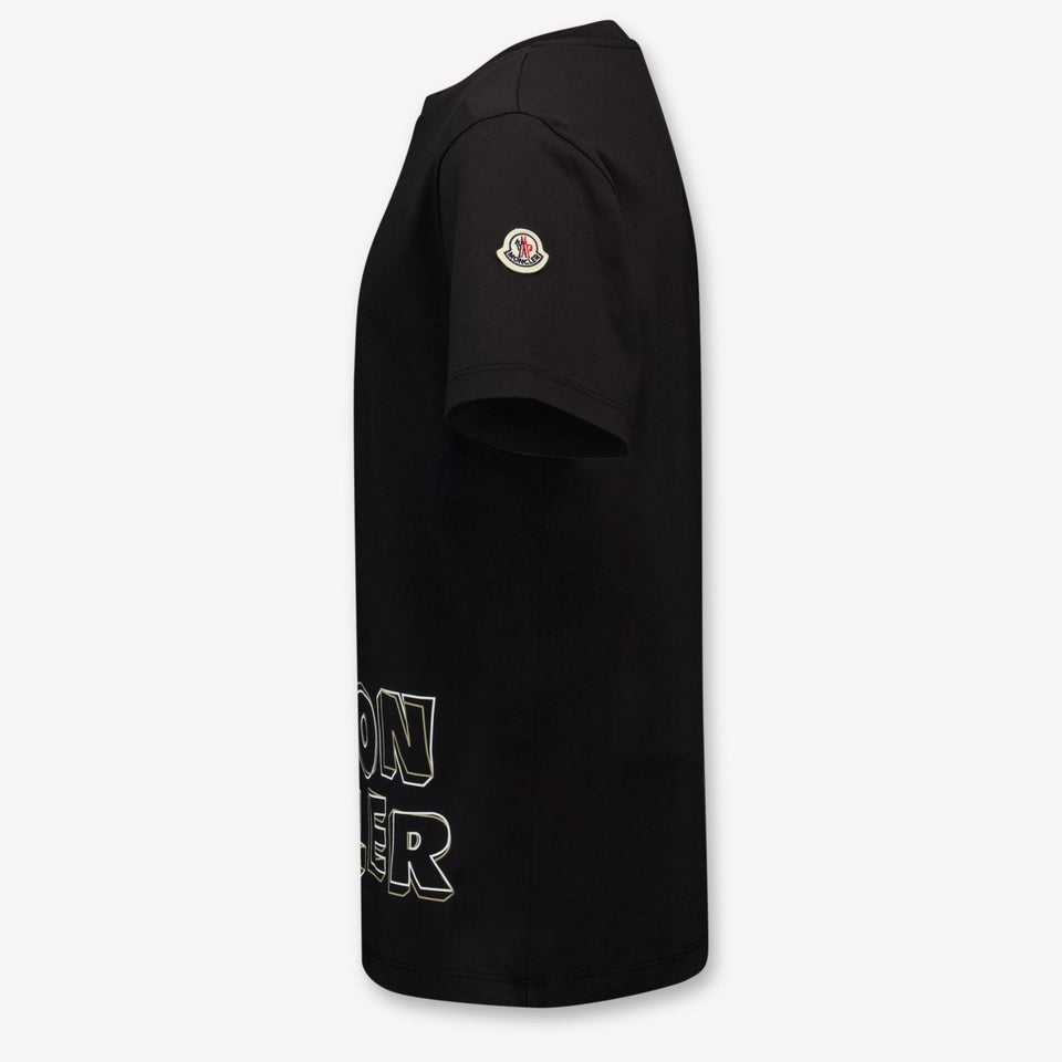 Moncler Kids Boys T-Shirt In Black