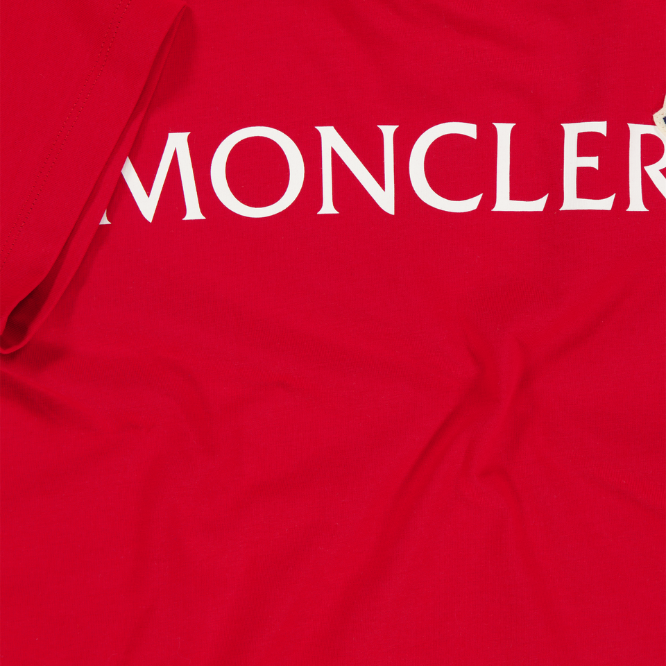 Moncler Kids Girls T-Shirt In Red