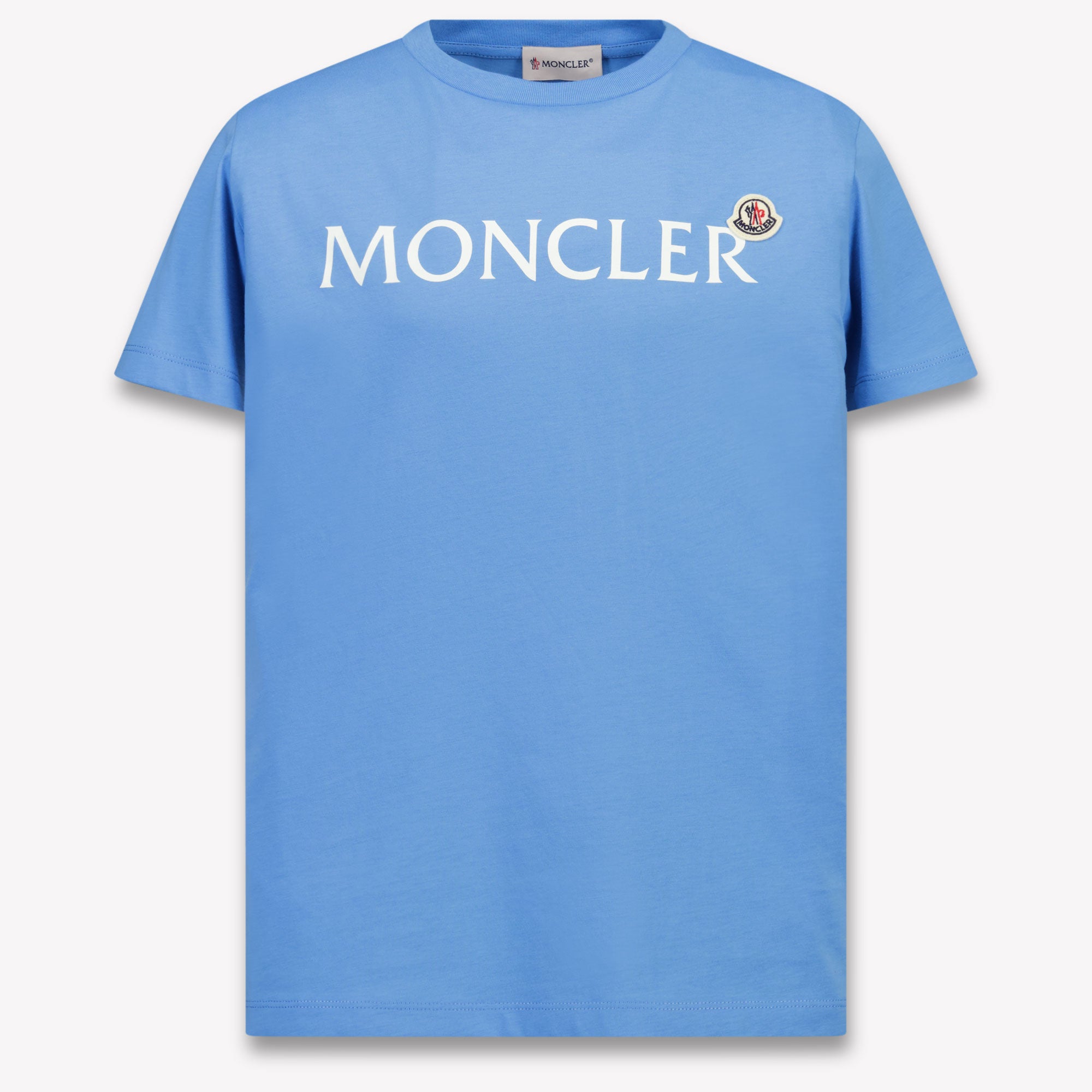 Moncler Kids Girls T-Shirt In Light Blue