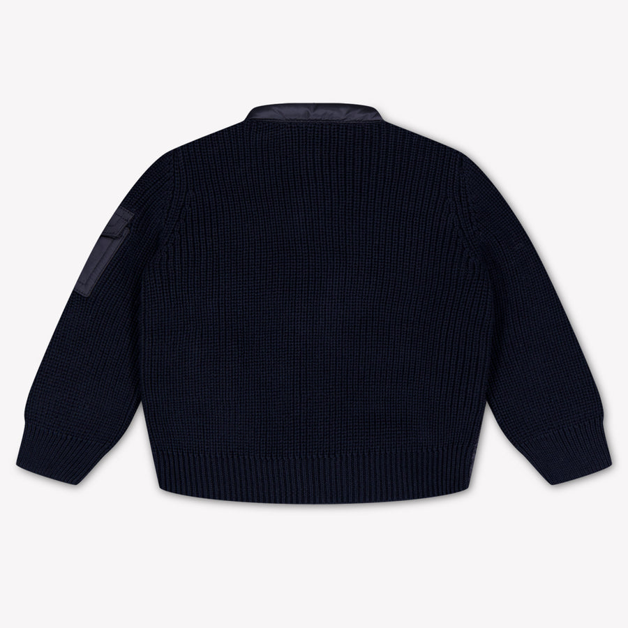 Moncler Baby Jongens Vest In Navy
