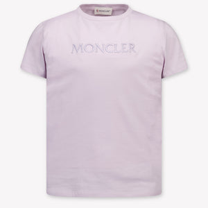 Moncler Kids Boys T-Shirt In Lilac
