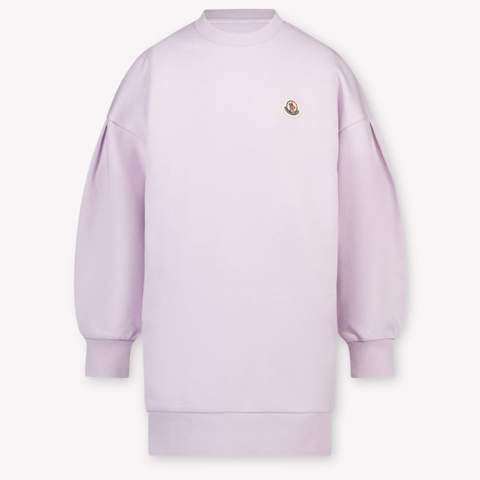 Moncler Kids Girls Dress In Lilac