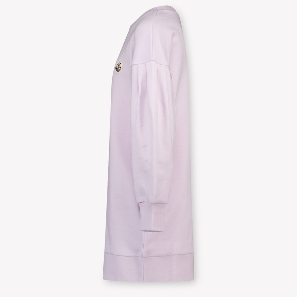 Moncler Kids Girls Dress In Lilac