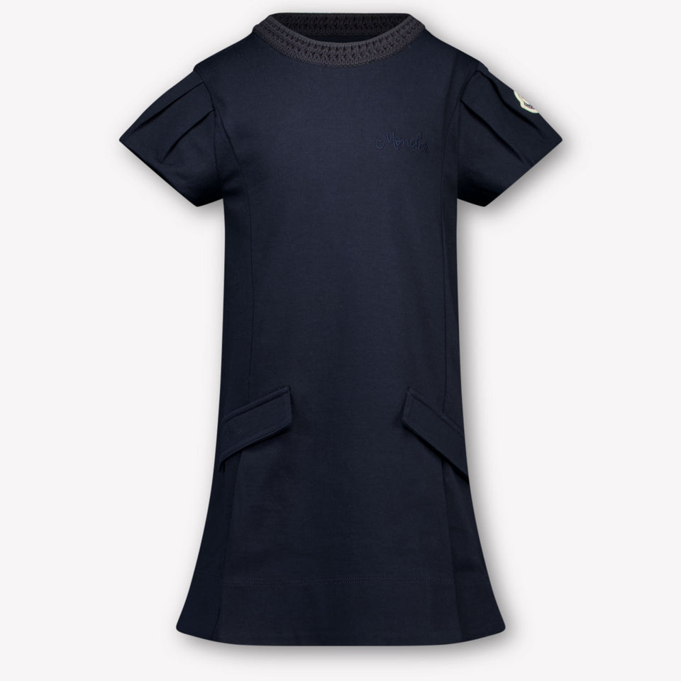 Moncler Kinder Meisjes Jurk In Navy