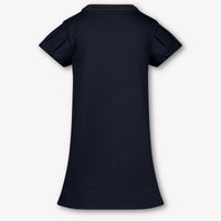 Moncler Kids Girls Dress In Navy
