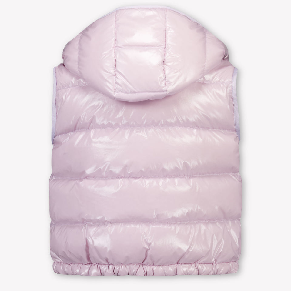 Moncler Kamile Kids Girls Bodywarmer In Light Green