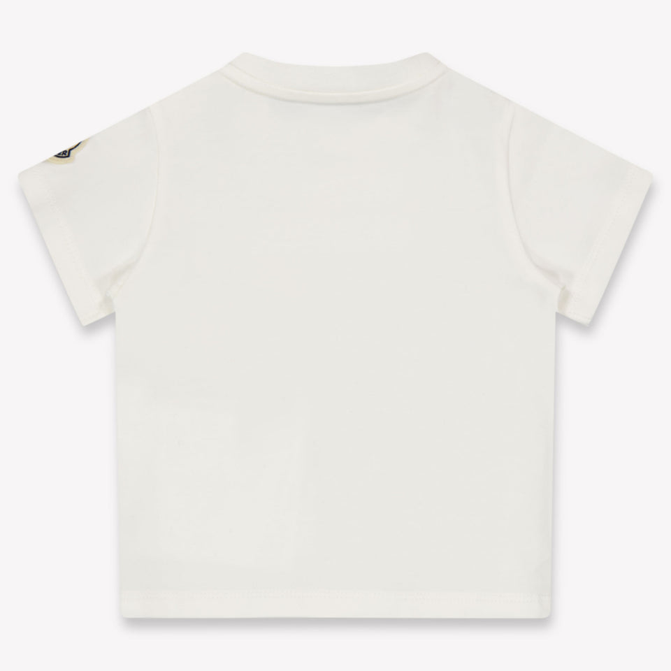 Moncler Baby Meisjes T-Shirt In Wit