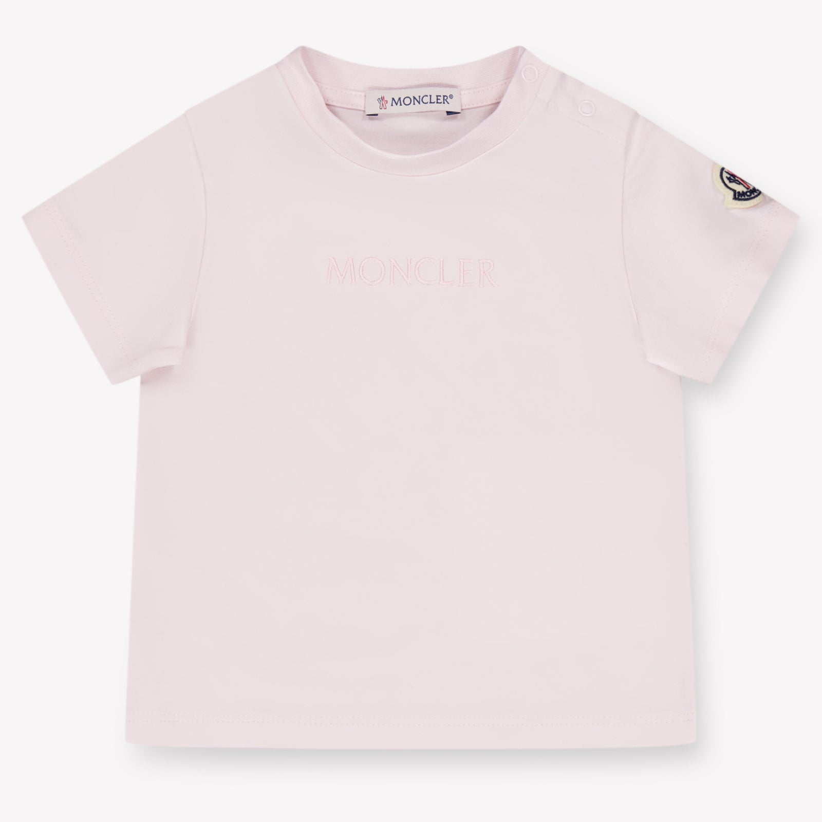 Moncler Baby Girls T-Shirt In Light Pink