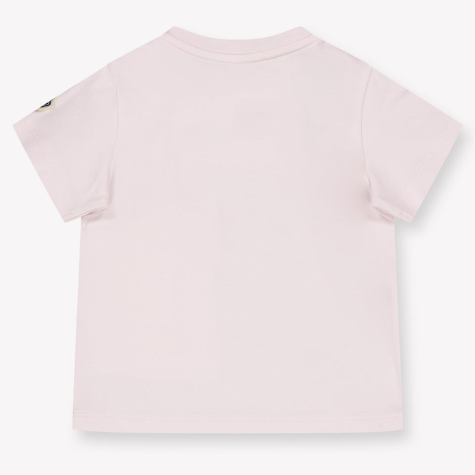 Moncler Baby Girls T-Shirt In Light Pink