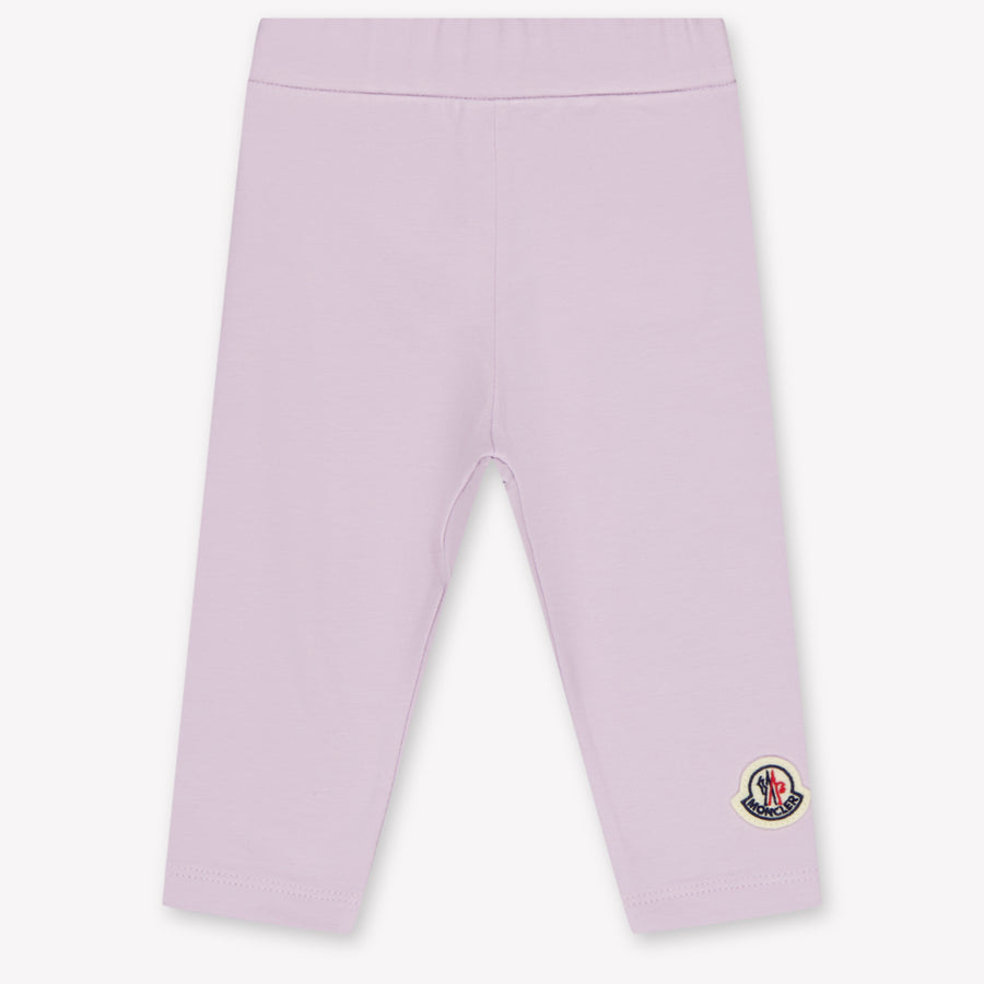 Moncler Baby Girls Leggings In Lilac