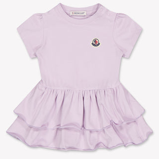 Moncler Baby Girls Dress In Lilac
