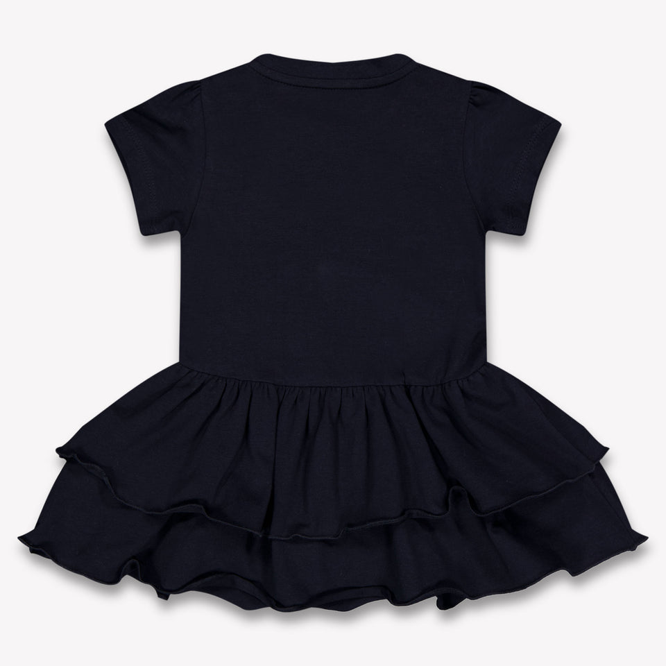 Moncler Baby Girls Dress In Navy