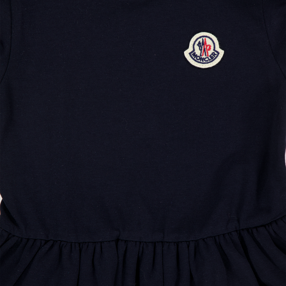 Moncler Baby Girls Dress In Navy