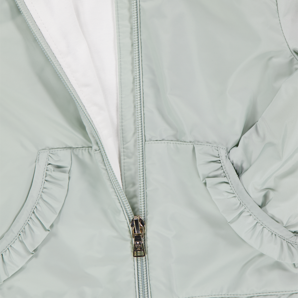 Moncler Nigar Baby Meisjes Zomerjas In Licht Groen