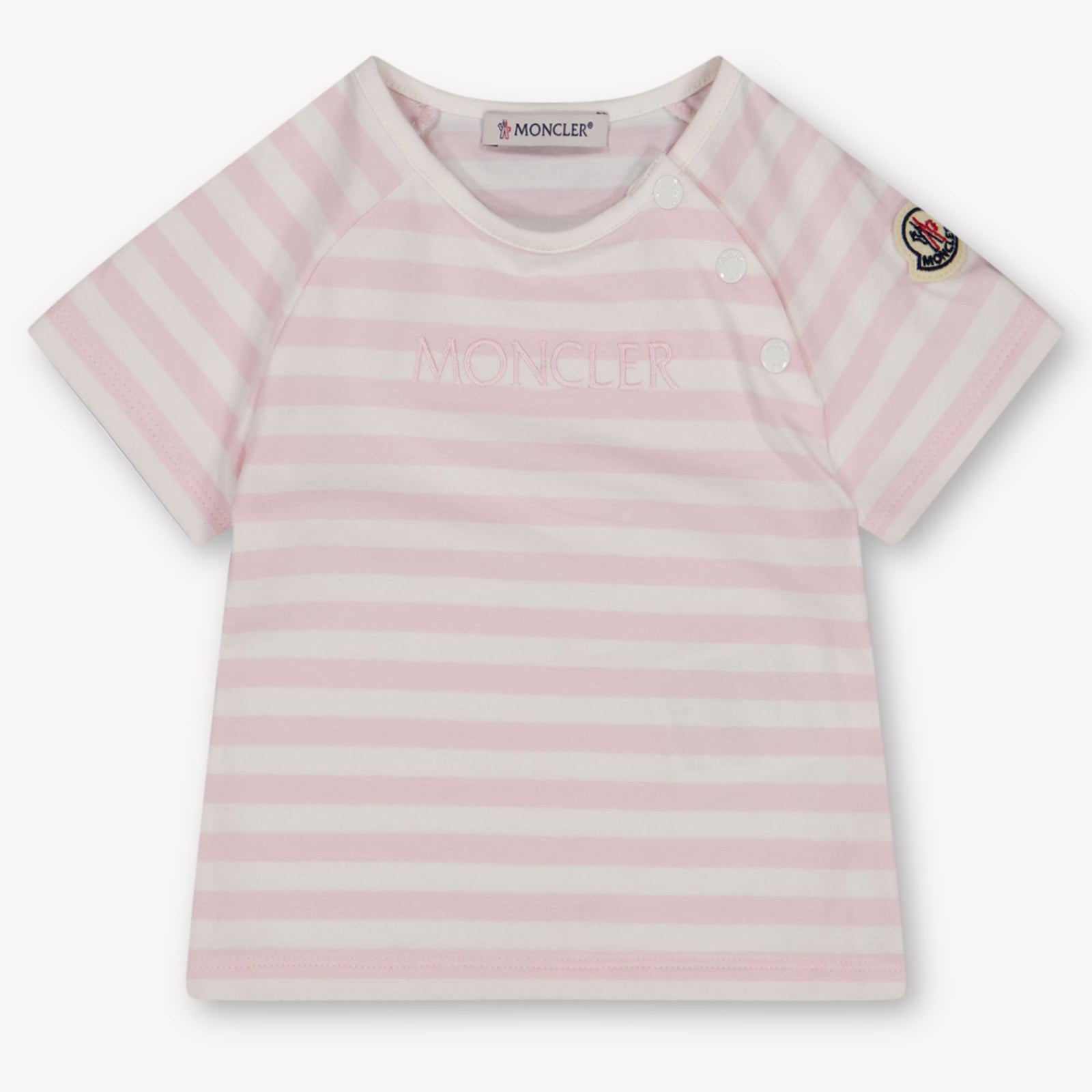 Moncler Baby Girls T-Shirt In Light Pink