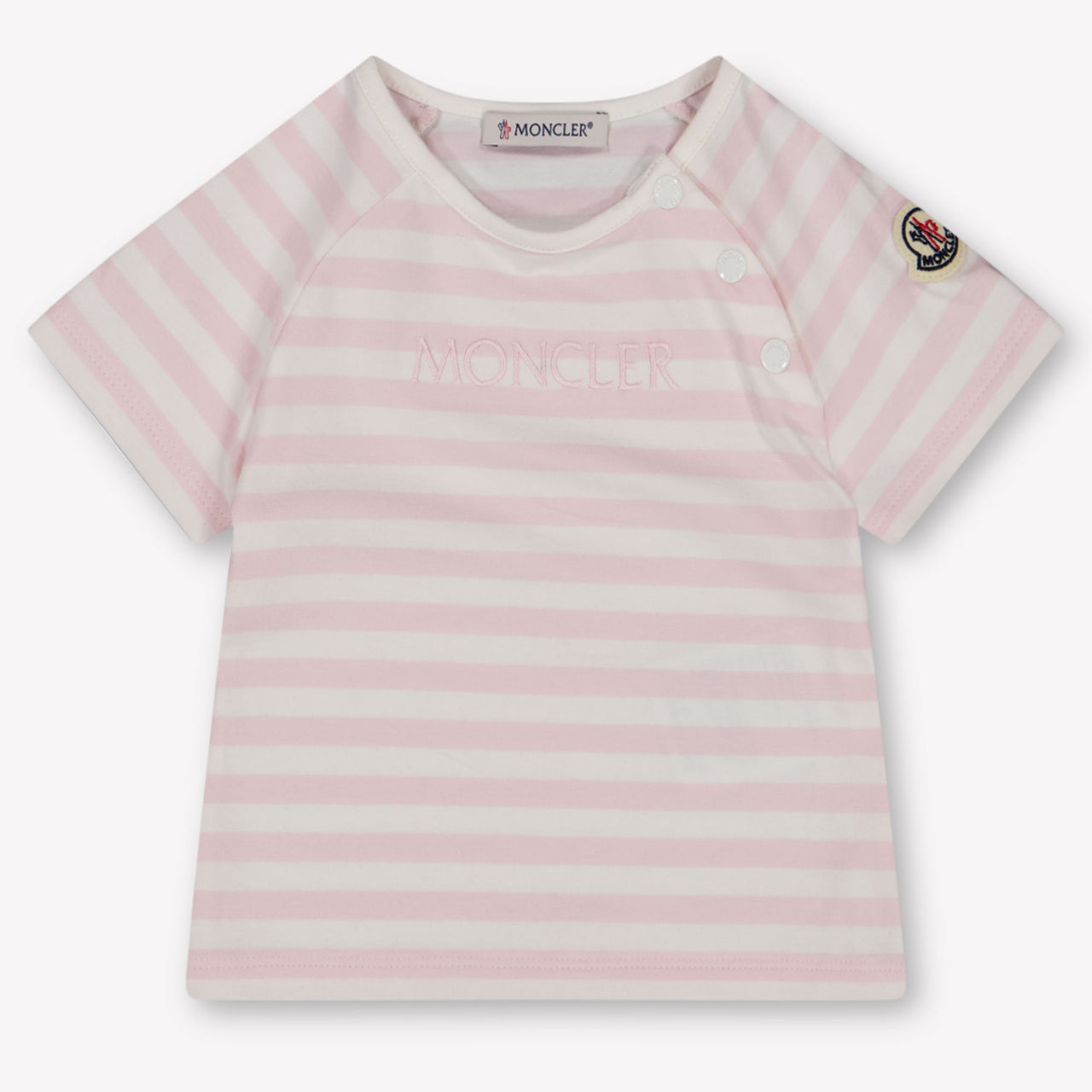 Moncler Baby Girls T-Shirt In Light Pink