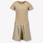 Moncler Kinder Meisjes Jurk In Beige