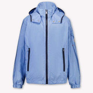 Moncler Banu Kinder Jongens Zomerjas In Licht Blauw