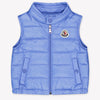Moncler New Amaury Baby Boys Bodywarmer In Light Blue