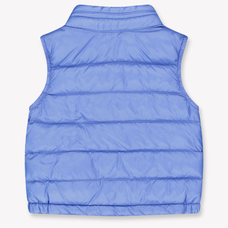 Moncler New Amaury Baby Jongens Bodywarmer In Licht Blauw