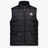 Moncler Gui Kids Boys Bodywarmer In Black