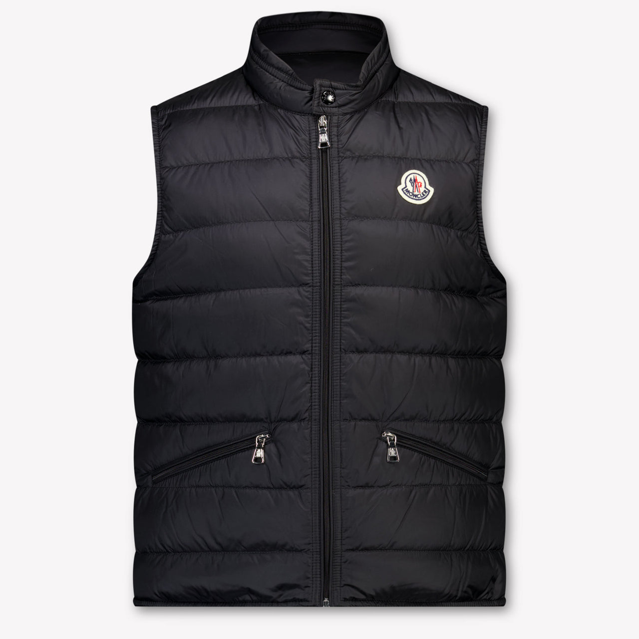 Moncler Gui Kids Boys Bodywarmer In Black