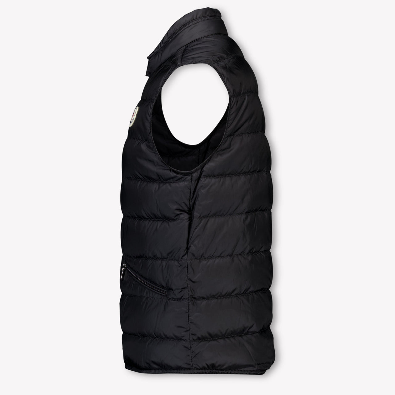 Moncler Gui Kids Boys Bodywarmer In Black