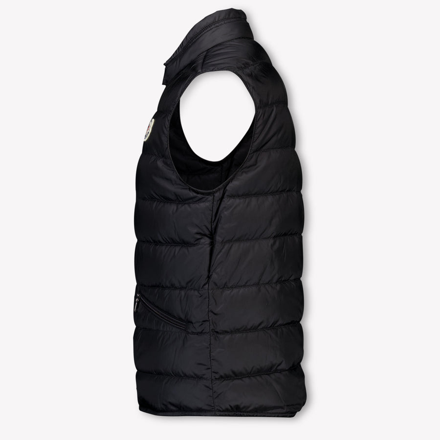 Moncler Gui Kids Boys Bodywarmer In Black