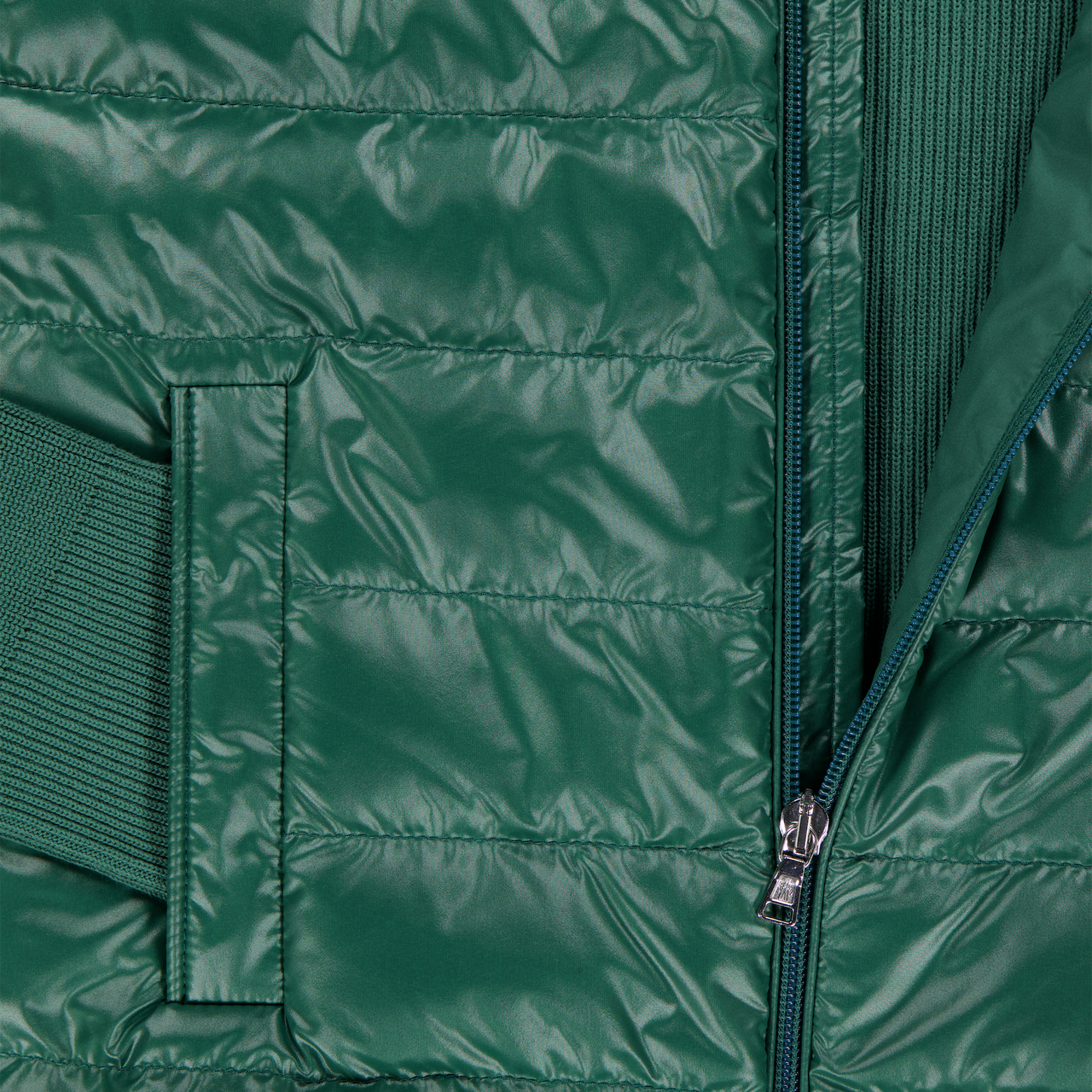 Moncler Kinder Jongens Vest In Donker Groen
