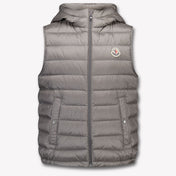 Moncler Uzay Kinder Jongens Bodywarmer In Grijs