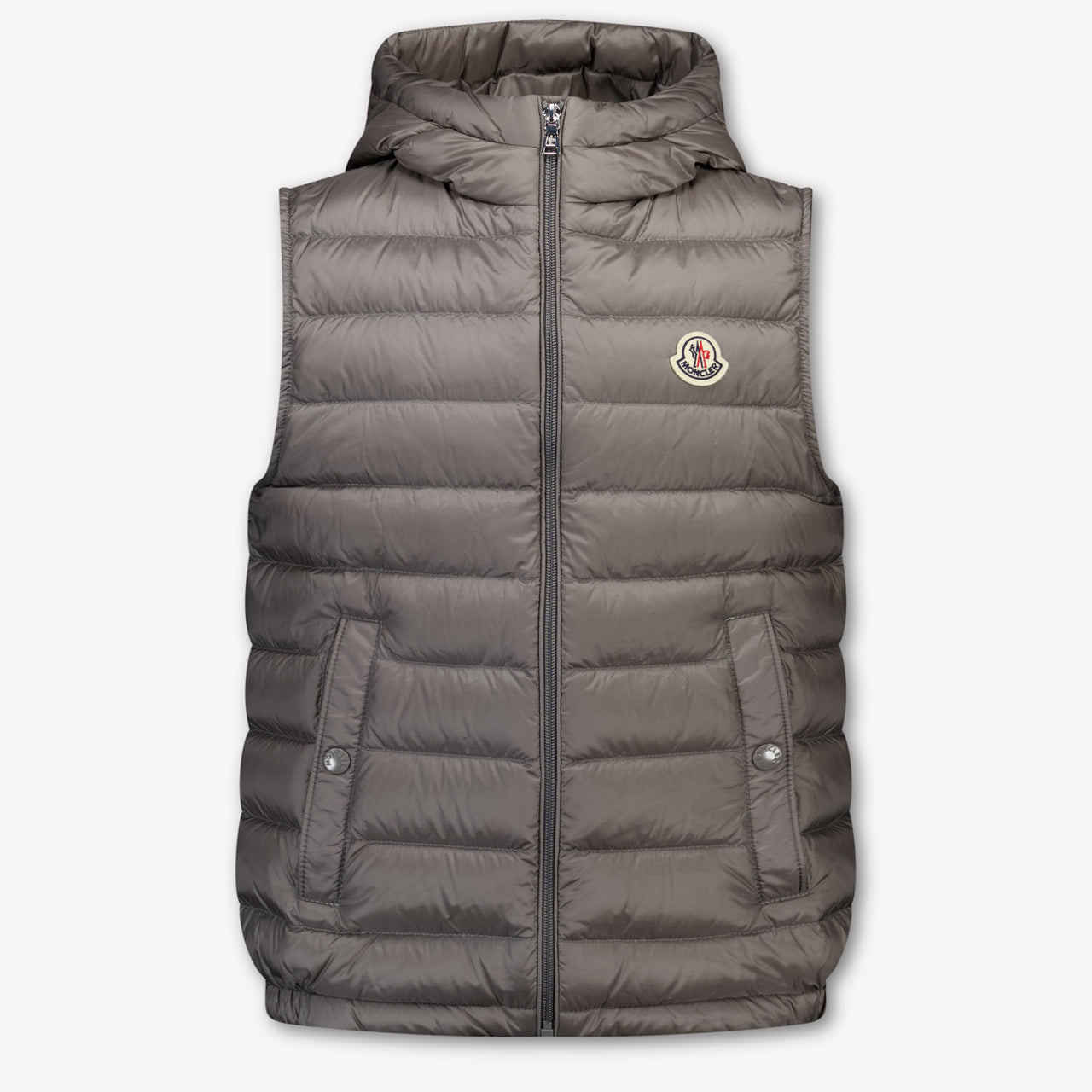 Moncler Uzay Kids Boys Bodywarmer In Gray