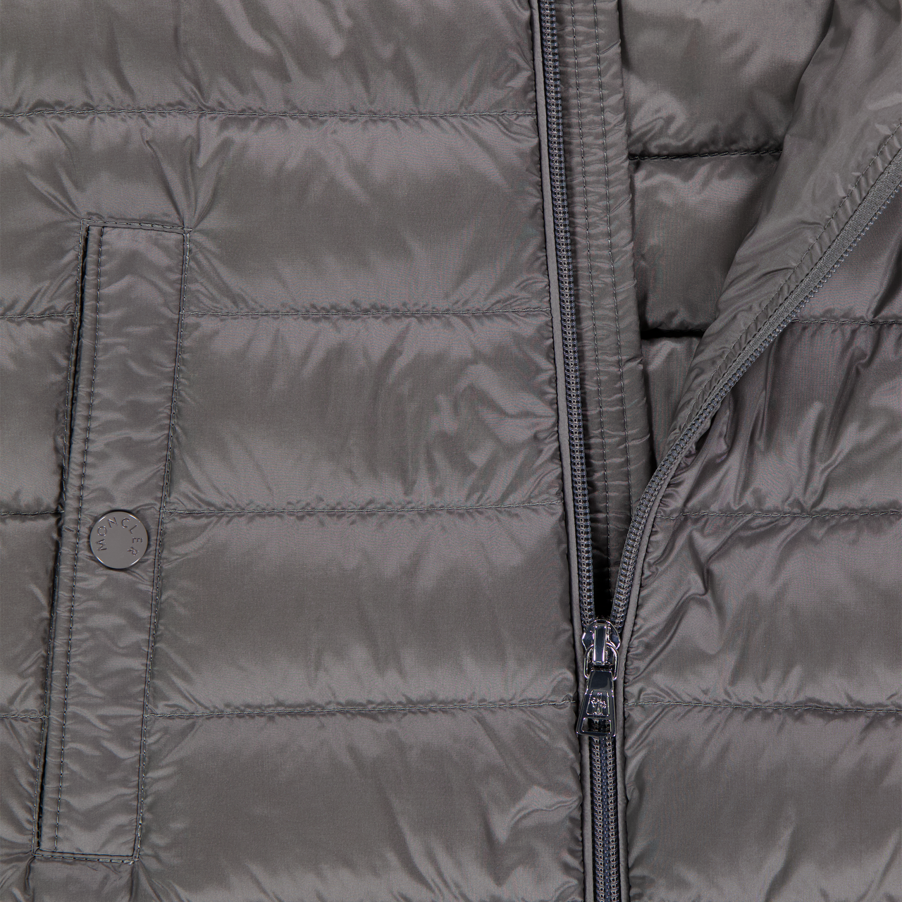Moncler Uzay Kids Boys Bodywarmer In Gray