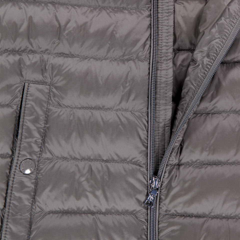 Moncler Uzay Kinder Jongens Bodywarmer In Grijs