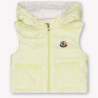 Moncler Lia Baby Meisjes Bodywarmer In Geel