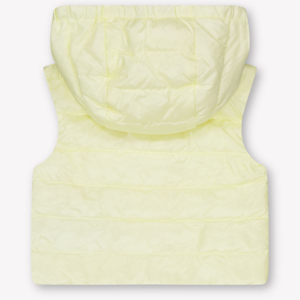 Moncler Lia Baby Girls Bodywarmer In Yellow