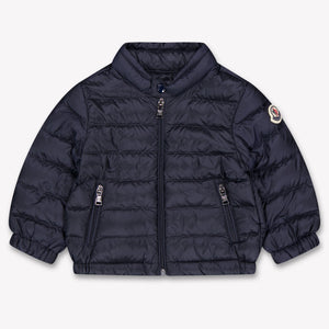 Moncler Acorus Baby Jongens Tussenjas In Navy