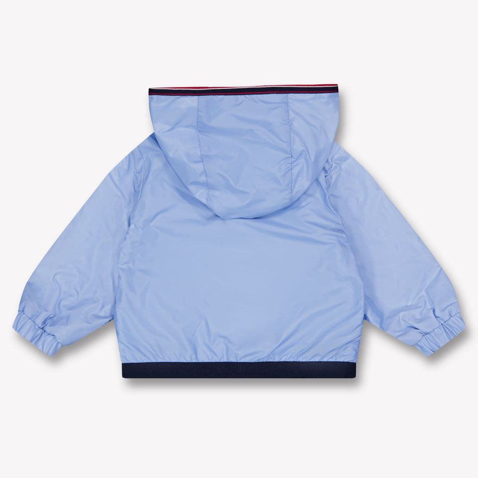 Moncler Anton Baby Jongens Zomerjas In Licht Blauw