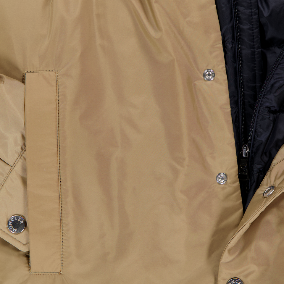 Moncler Adil Kinder Jongens Zomerjas In Camel