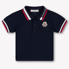 Moncler Baby Boys Polo In Navy
