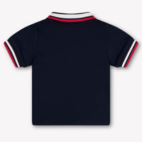 Moncler Baby Boys Polo In Navy