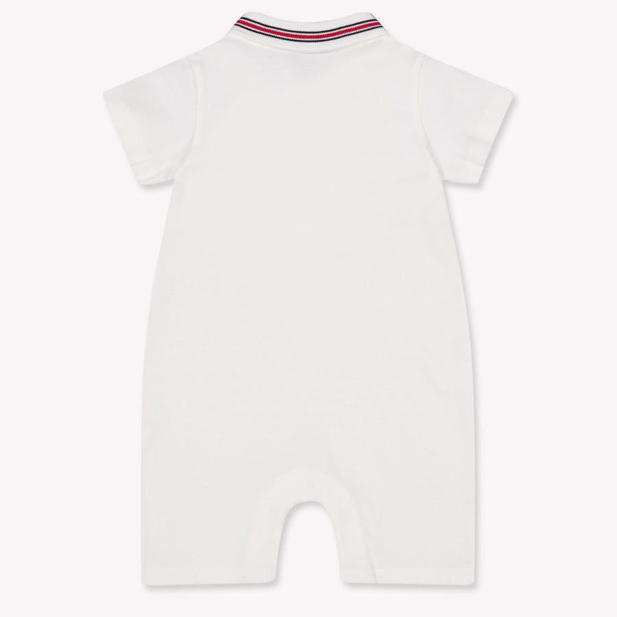 Moncler Baby Boys Playsuit In White