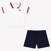 Moncler Baby Boys Set In White