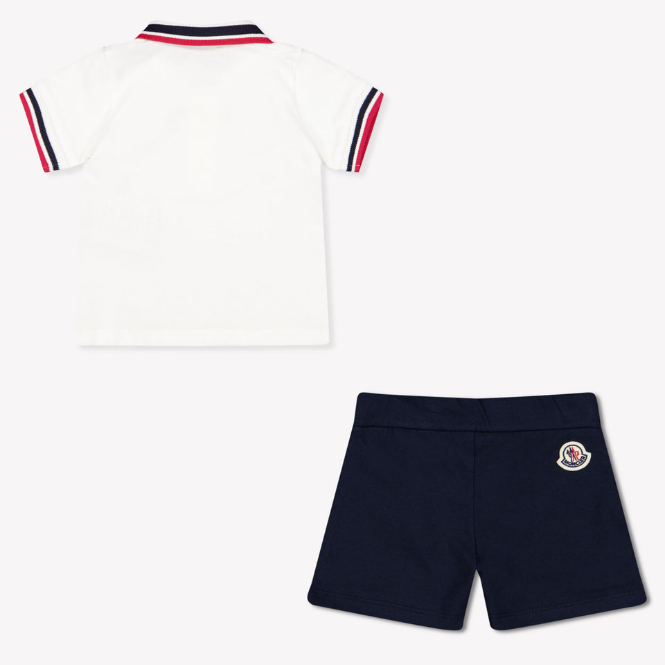 Moncler Baby Boys Set In White