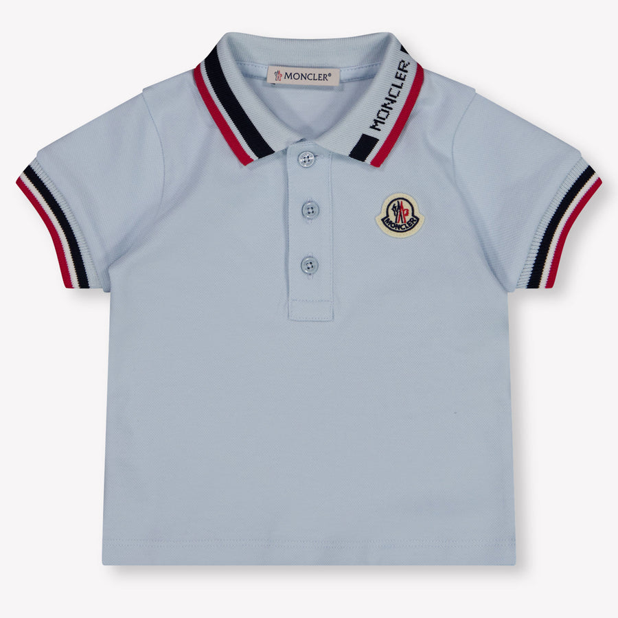 Moncler Baby Boys Set In Light Blue