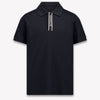 Moncler Kids Boys Polo In Black